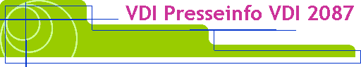  VDI Presseinfo VDI 2087 